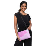 Blush Heart Confetti Crossbody Bag