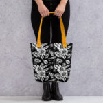 Midnight Bloom Tote Bag
